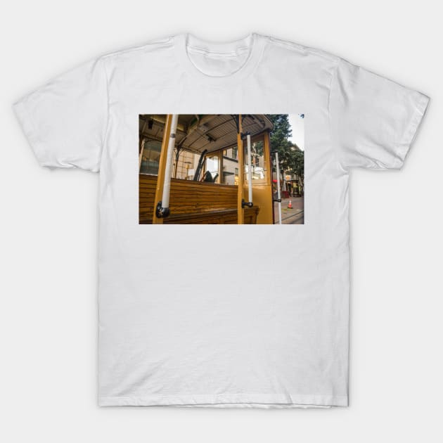 Inside A Cable Car T-Shirt by KensLensDesigns